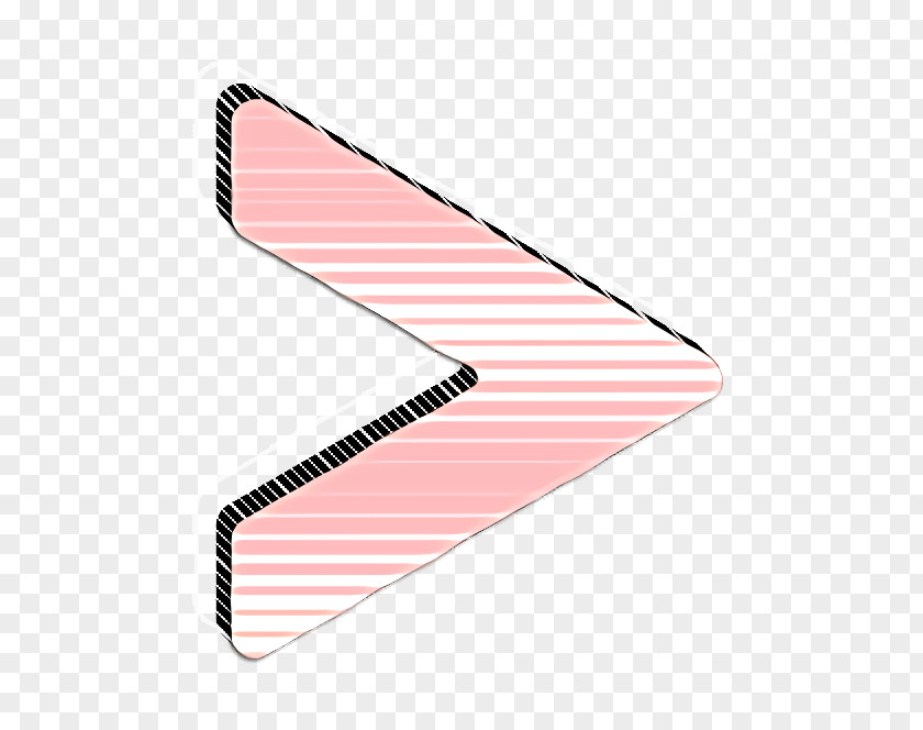 Material Property Pink Arrow Icon Forward Front PNG