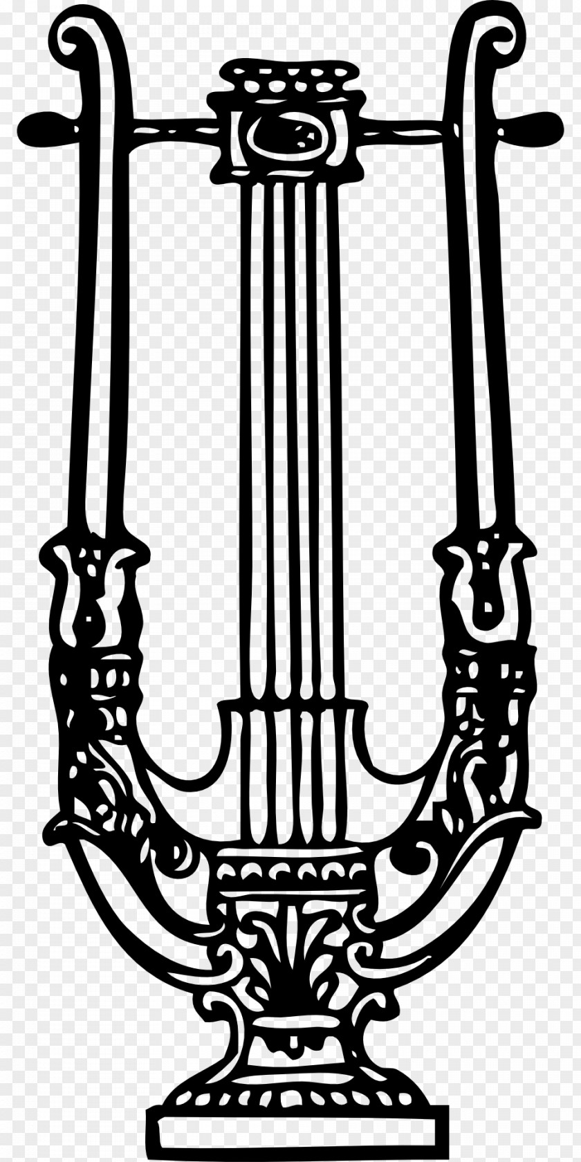 Musical Instruments Lyre Harp Clip Art PNG