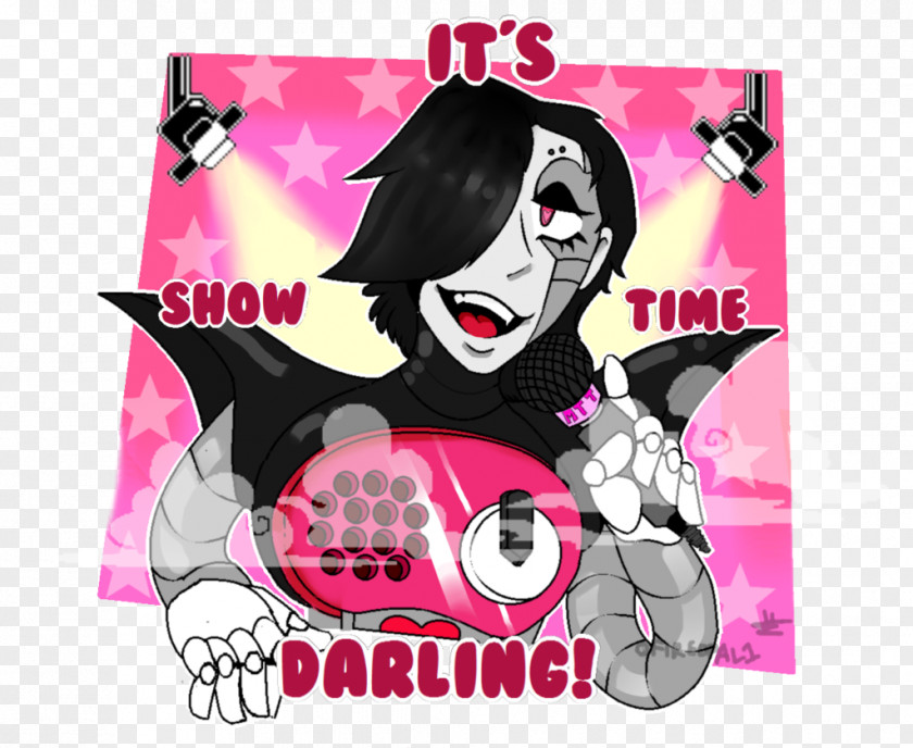 Show Time Poster Pink M Cartoon Character PNG
