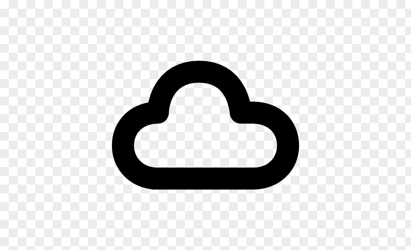 Single Cloud WordPress.com Computing Clip Art PNG