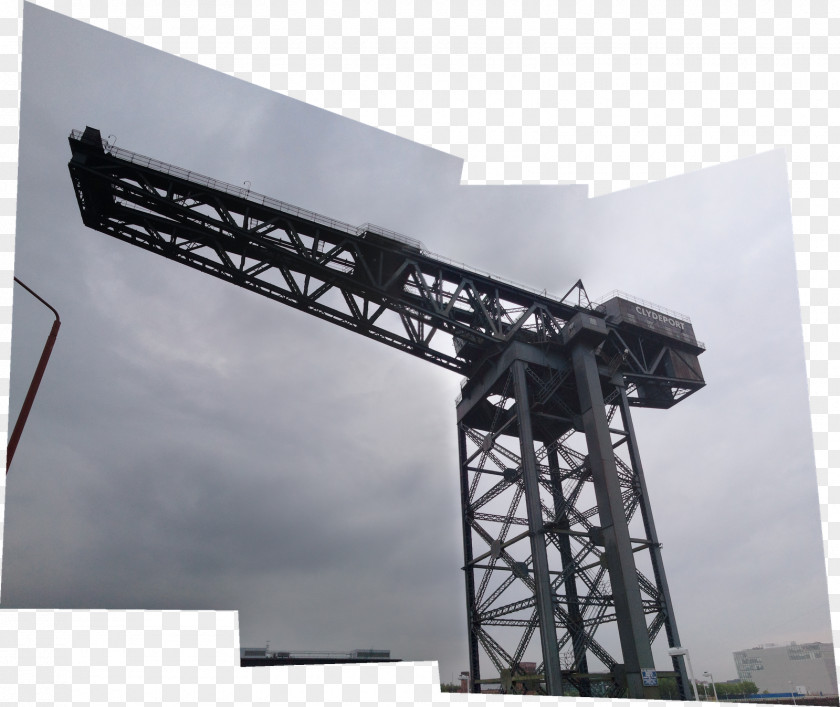 Finnieston Crane Advertising Metal Sky Plc Iron Man PNG