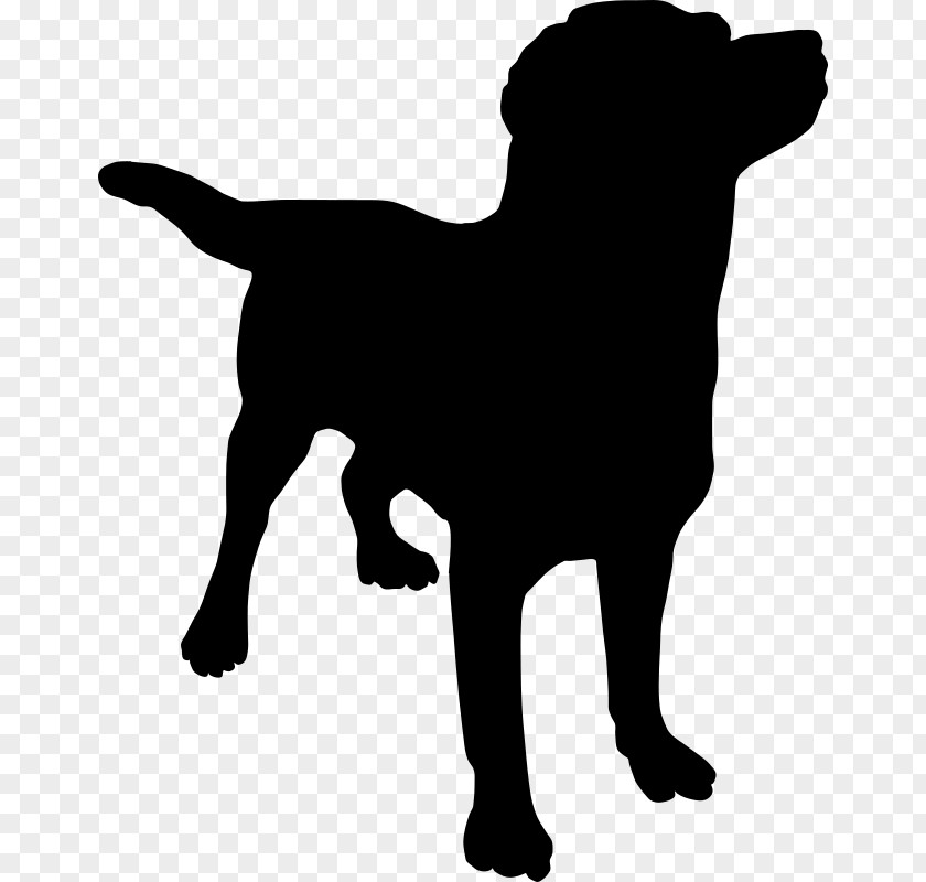 Silhouette Labrador Retriever Clip Art PNG