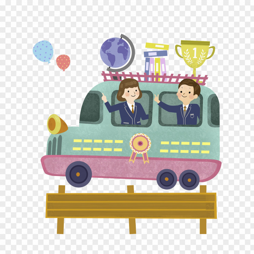 Campus Bus School Clip Art PNG