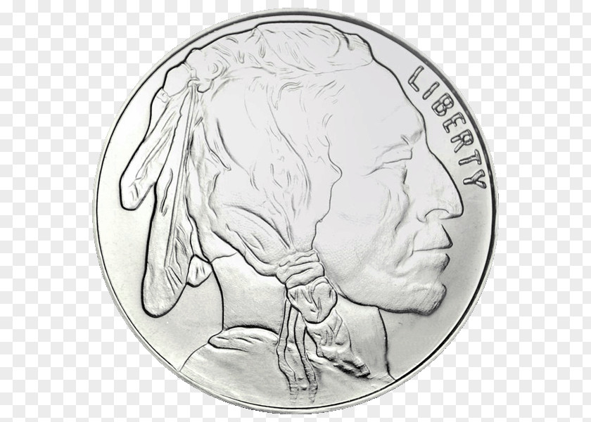Coin Silver Bullion Perth Mint American Buffalo PNG