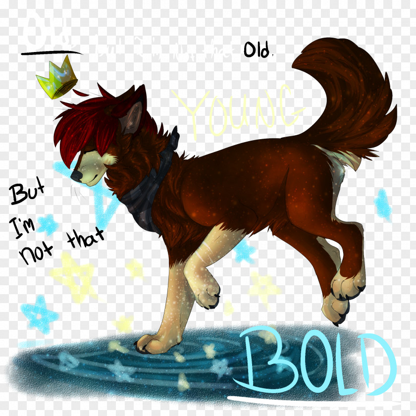 Dog Pony Mane Pack Animal Character PNG