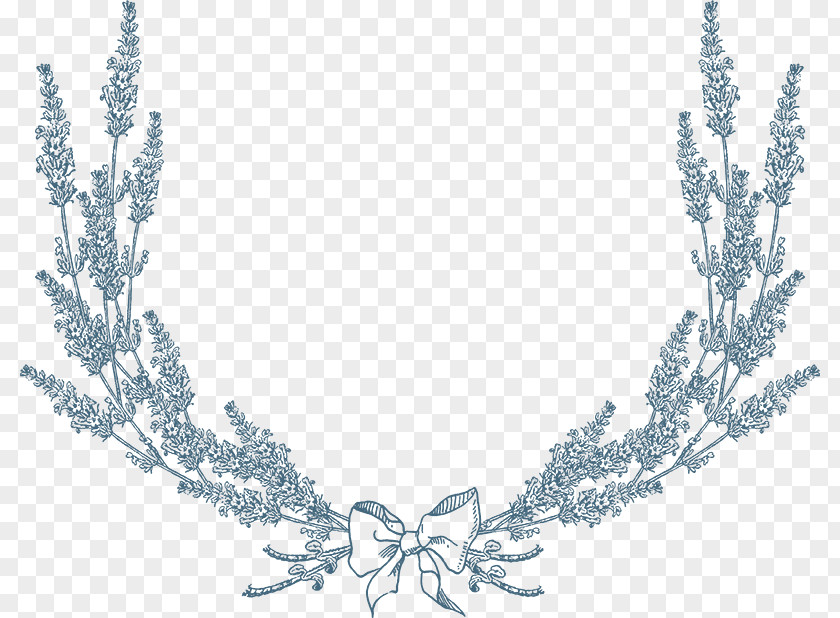 Lavanda Lavender Drawing Laurel Wreath Iron-on PNG