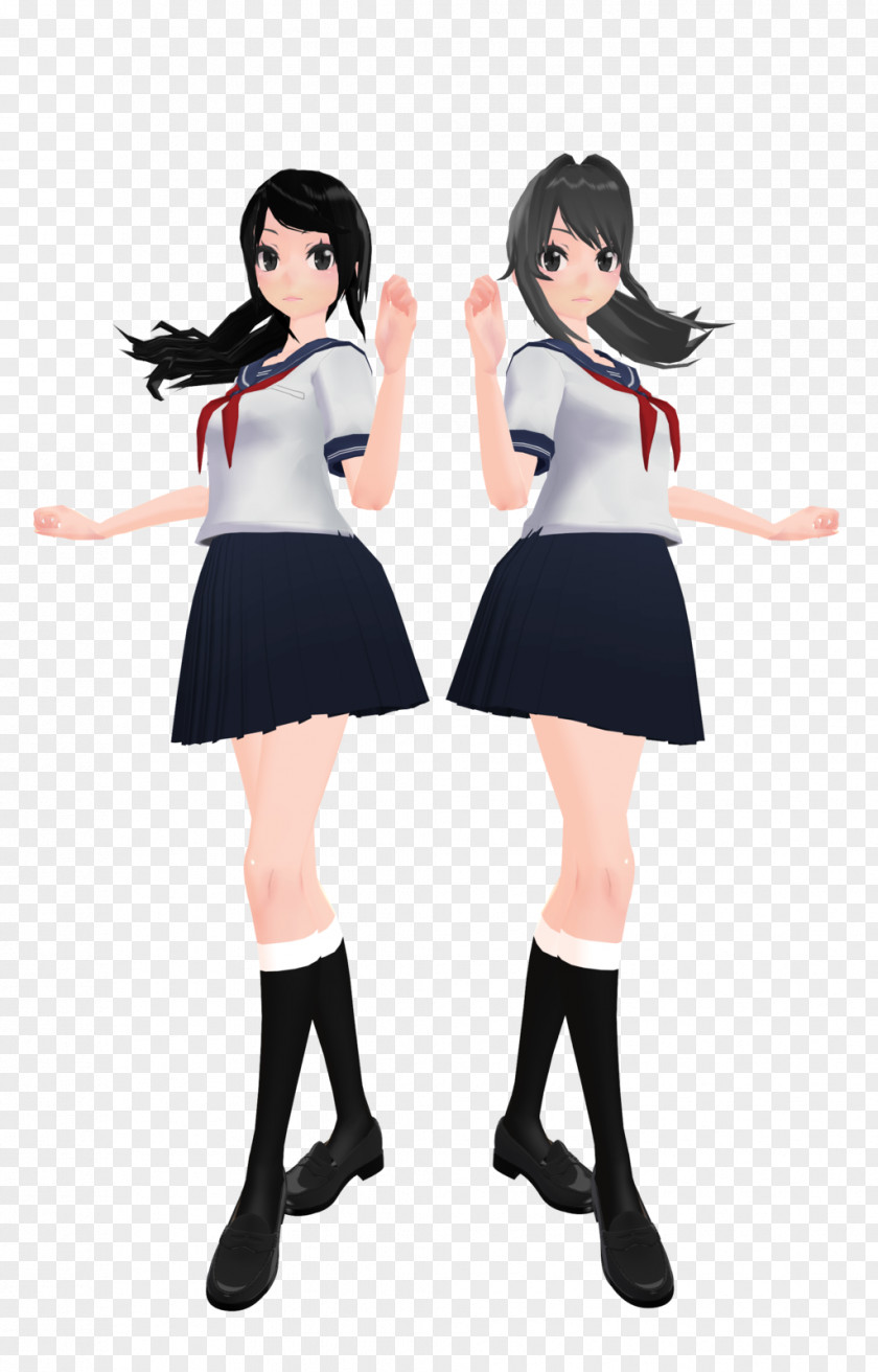 Mmd Casual Yandere Simulator MikuMikuDance Hatsune Miku Tool PNG