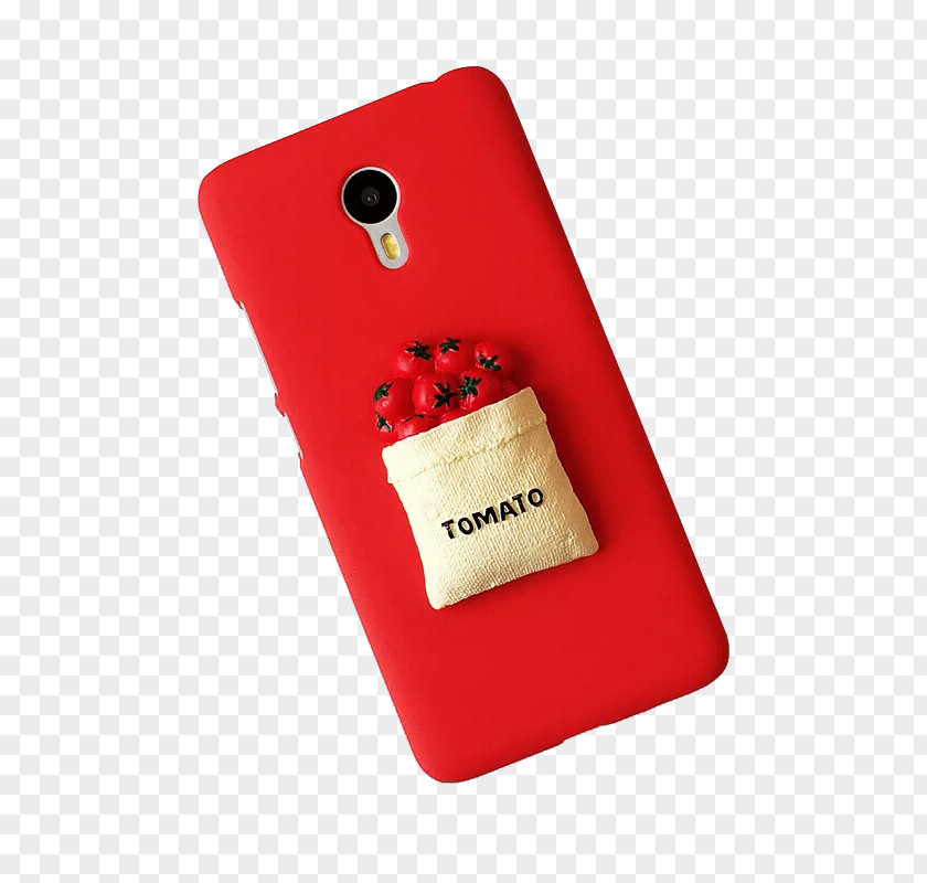 Red Tomato Cartoon Phone Case Smartphone Nokia X6 PNG