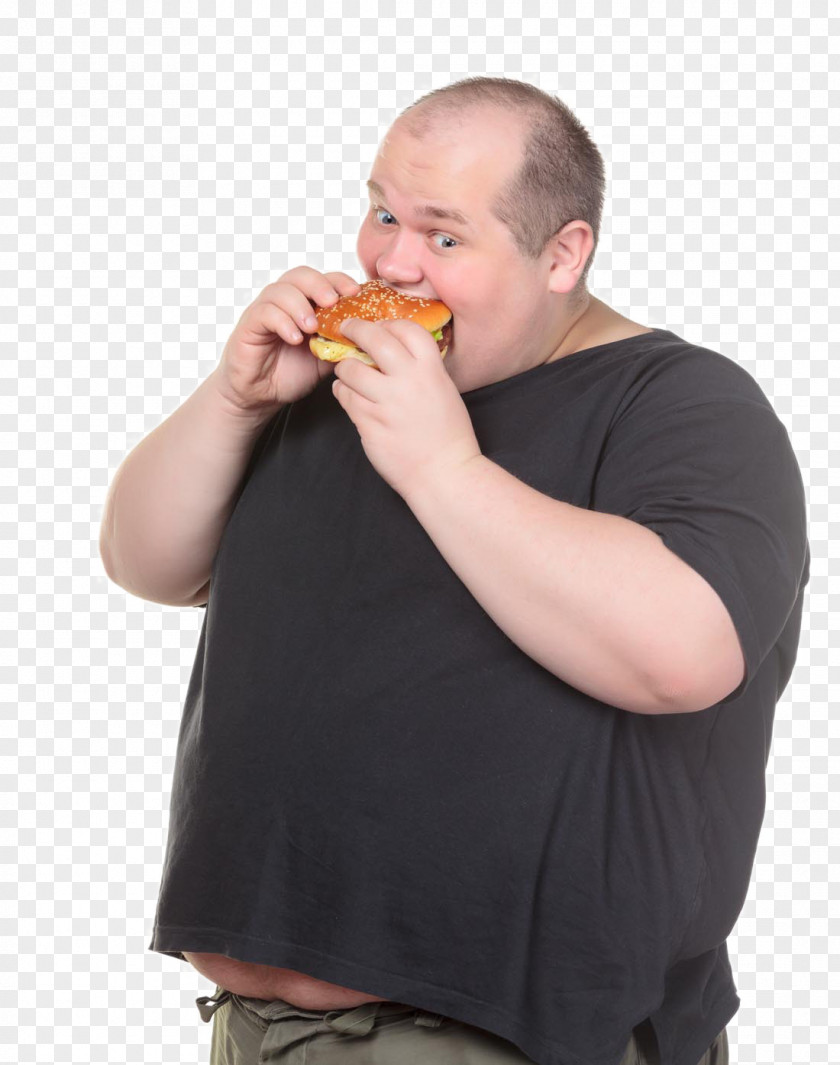 A Fat Man Eating PNG