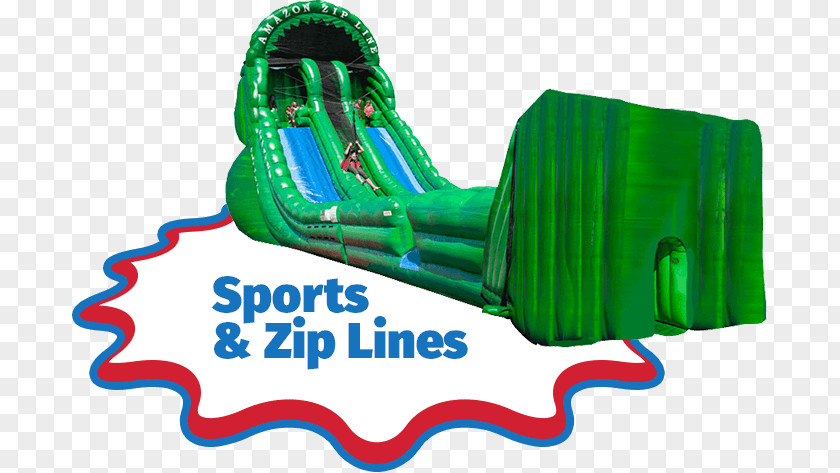 Bounce House Water Slide Zip-line Inflatable Bouncers Playground PNG