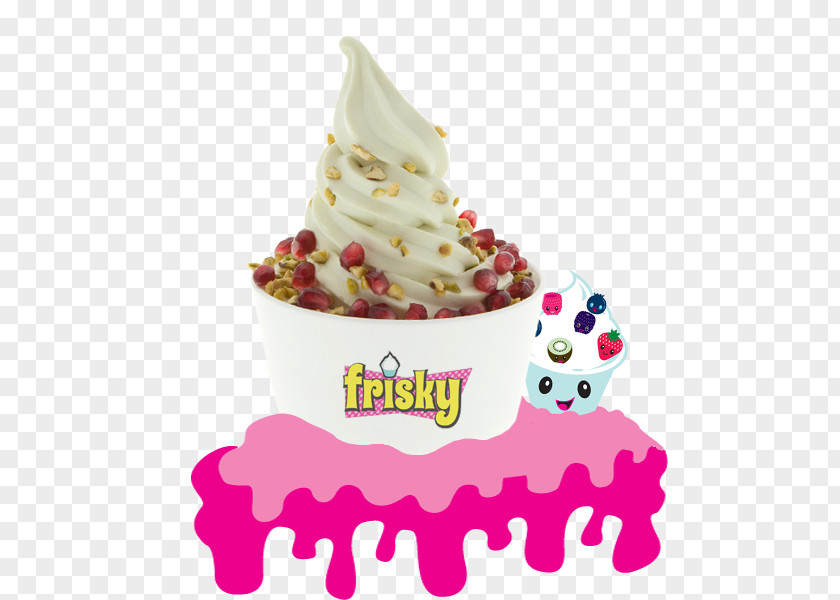 Ice Cream Sundae Frozen Yogurt Cones PNG