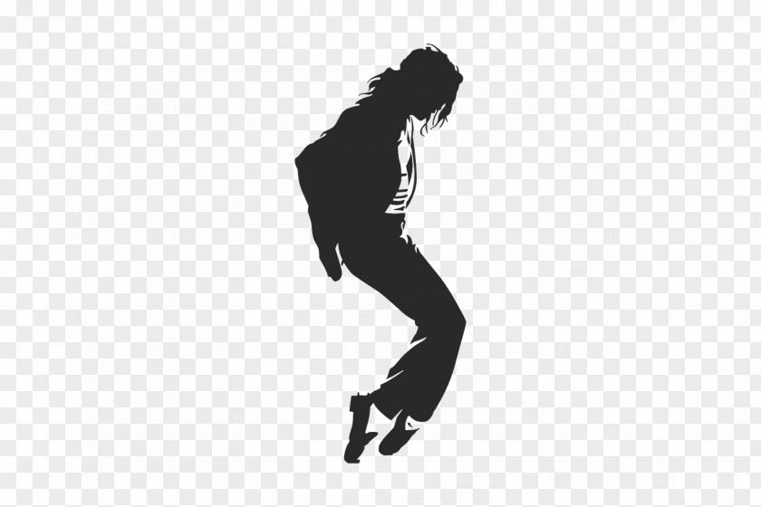 Michael Jackson Wall Decal Mural Silhouette Forever, Sticker PNG