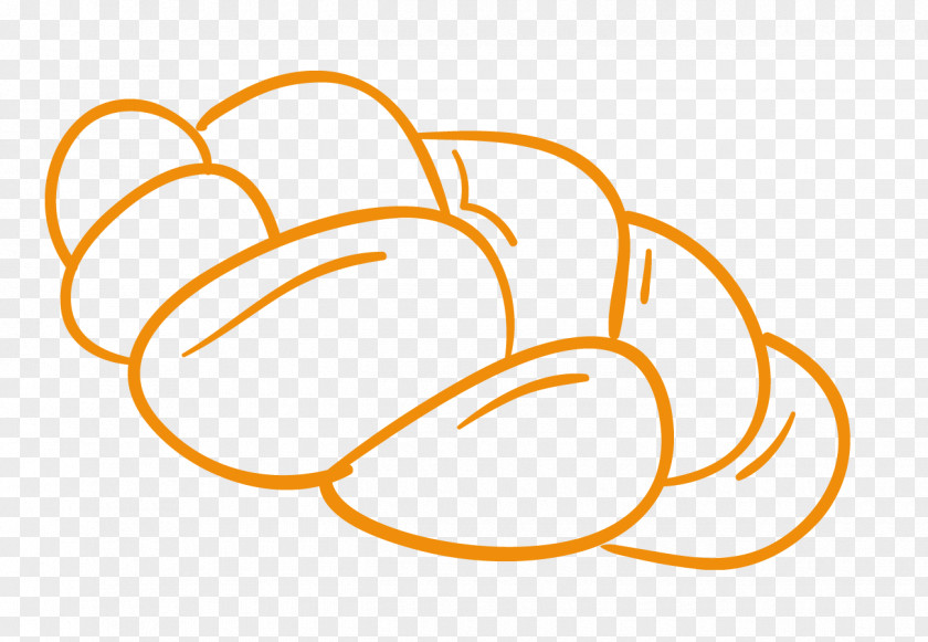 Oval Yellow Cake Cartoon PNG