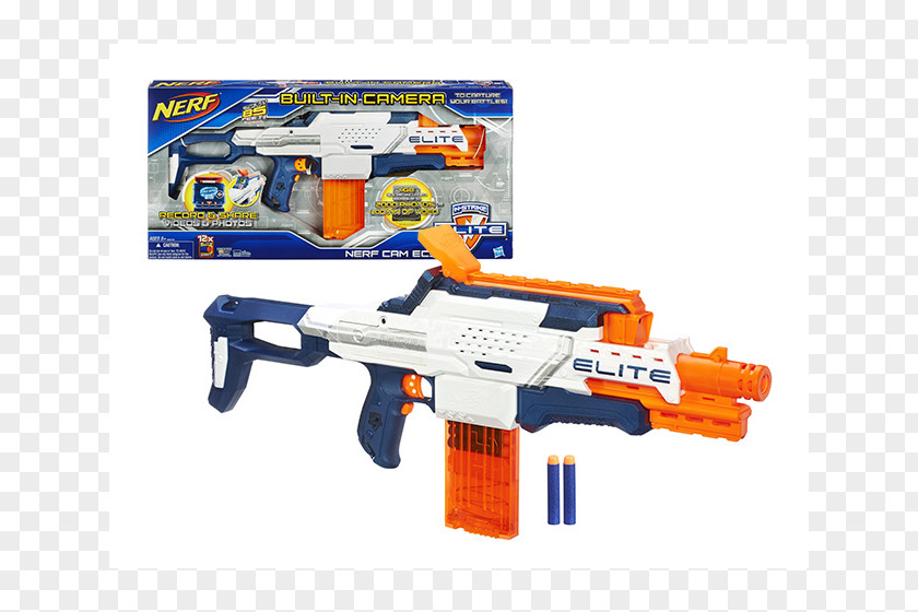 Toy NERF N-Strike Elite Cam ECS-12 Blaster Nerf PNG