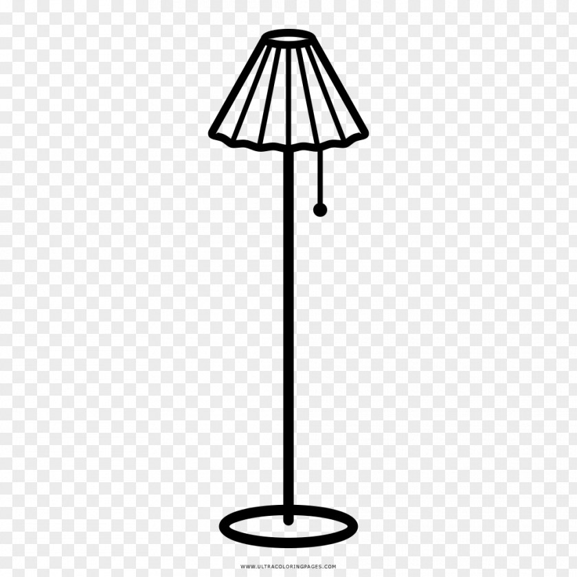 Light Coloring Book Drawing Lamp PNG