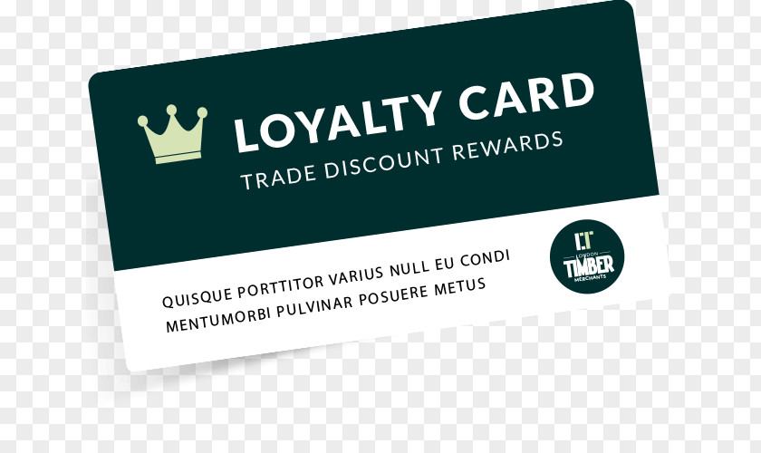 Loyalty Card Logo Brand Font PNG