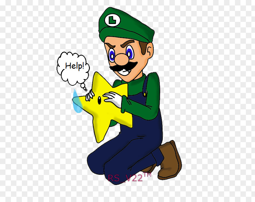 Luigi Mario Party DS Desktop Wallpaper PNG