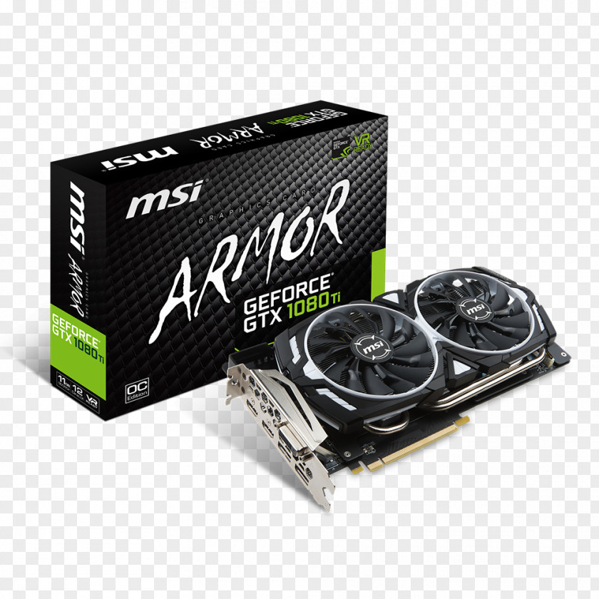 Nvidia Graphics Cards & Video Adapters NVIDIA GeForce GTX 1080 Ti Micro-Star International PNG