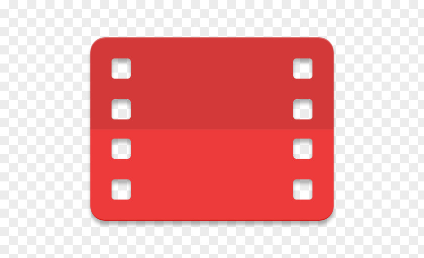 Play Movies Square Red Pattern PNG
