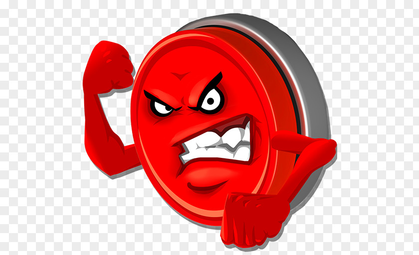 Red Android Button Games Geometry Dash Ball 4 Download PNG