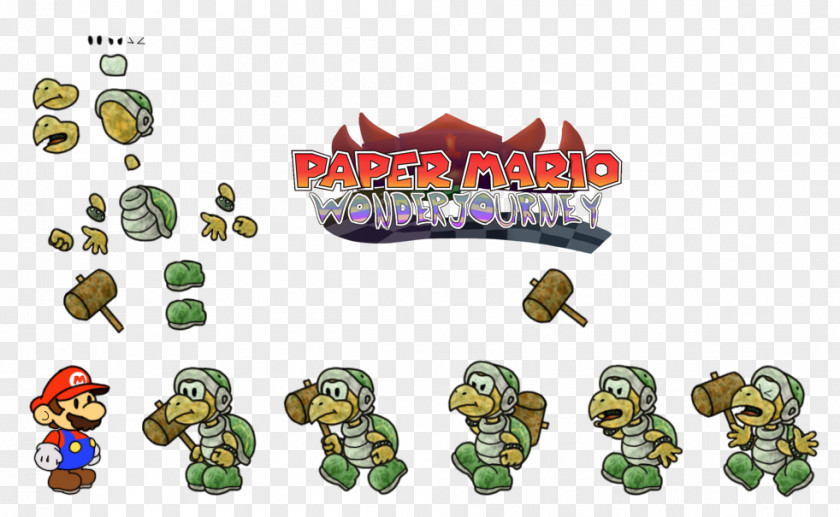 Rock Hammer Group Bro Paper Mario: Sticker Star Luigi Video Games PNG