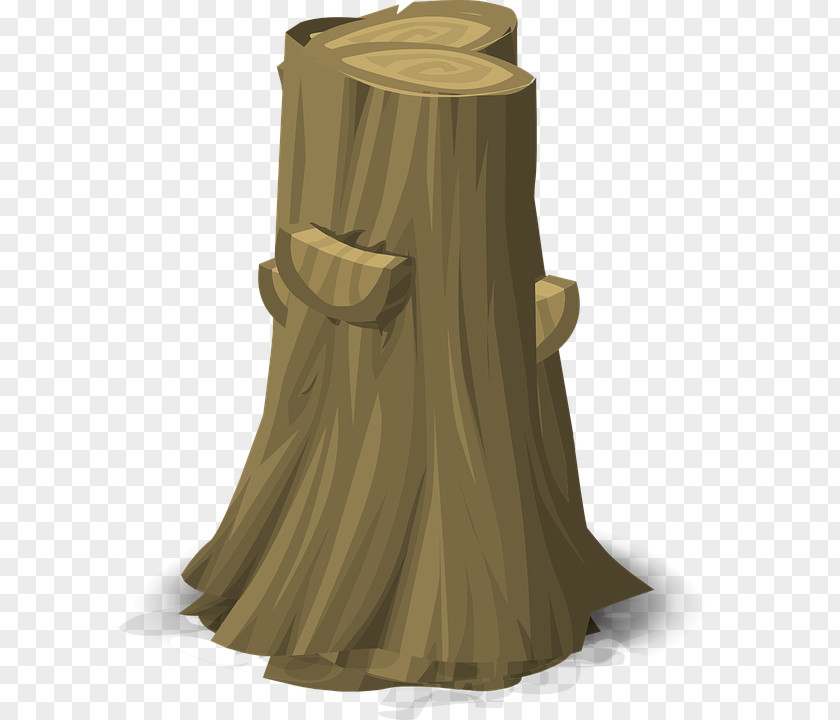 Stump Tree Wood Lumber Clip Art PNG