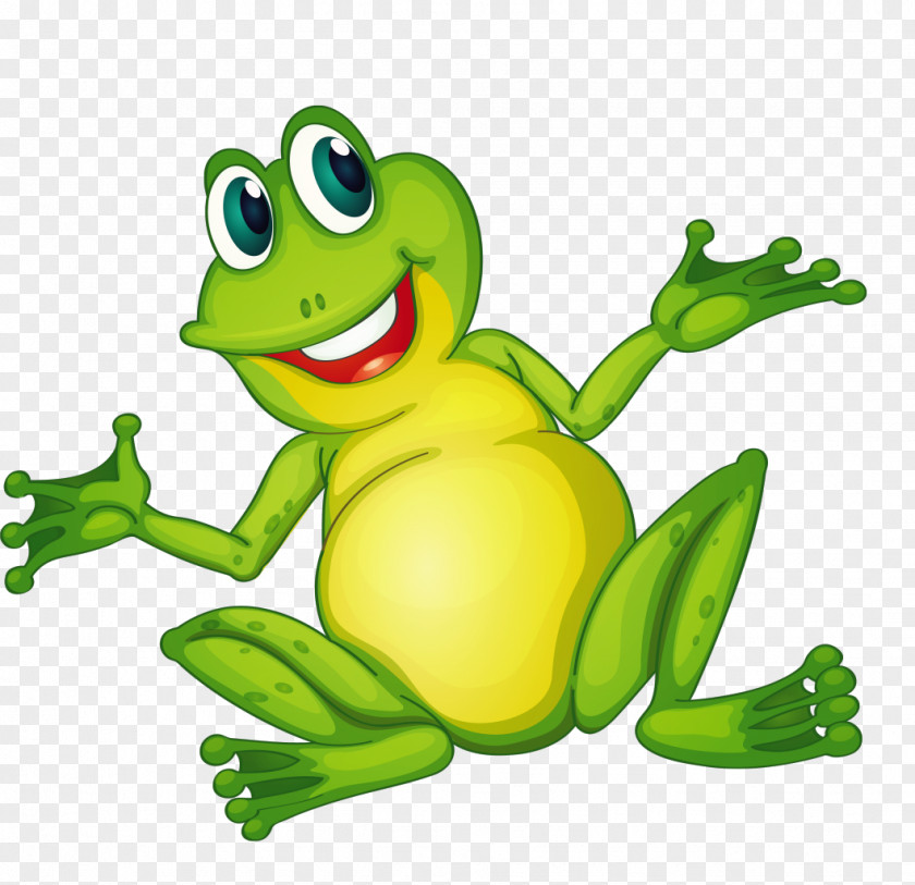 Frog Cartoon Clip Art PNG