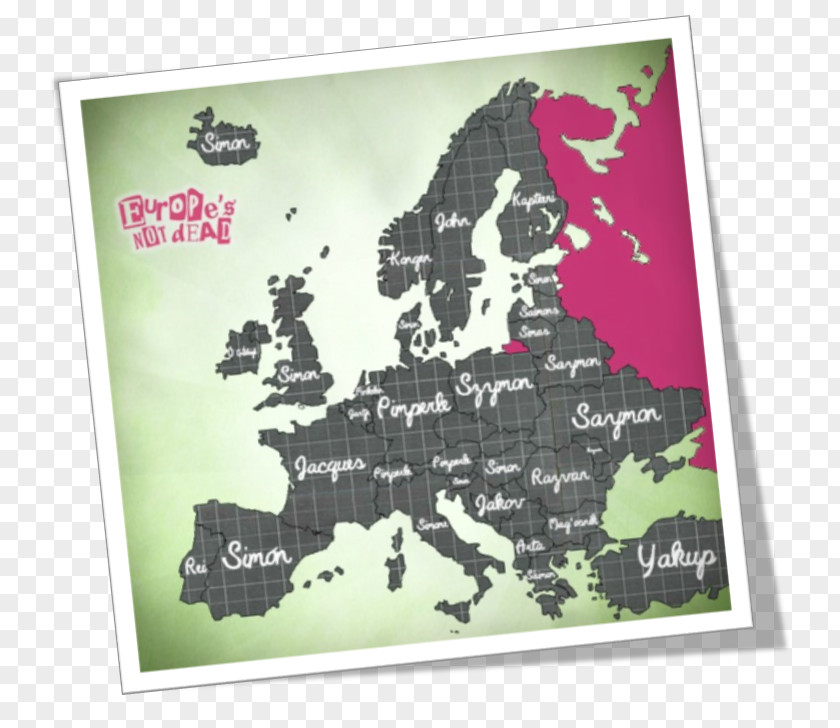Map Atlas Of Europe Alphabet PNG