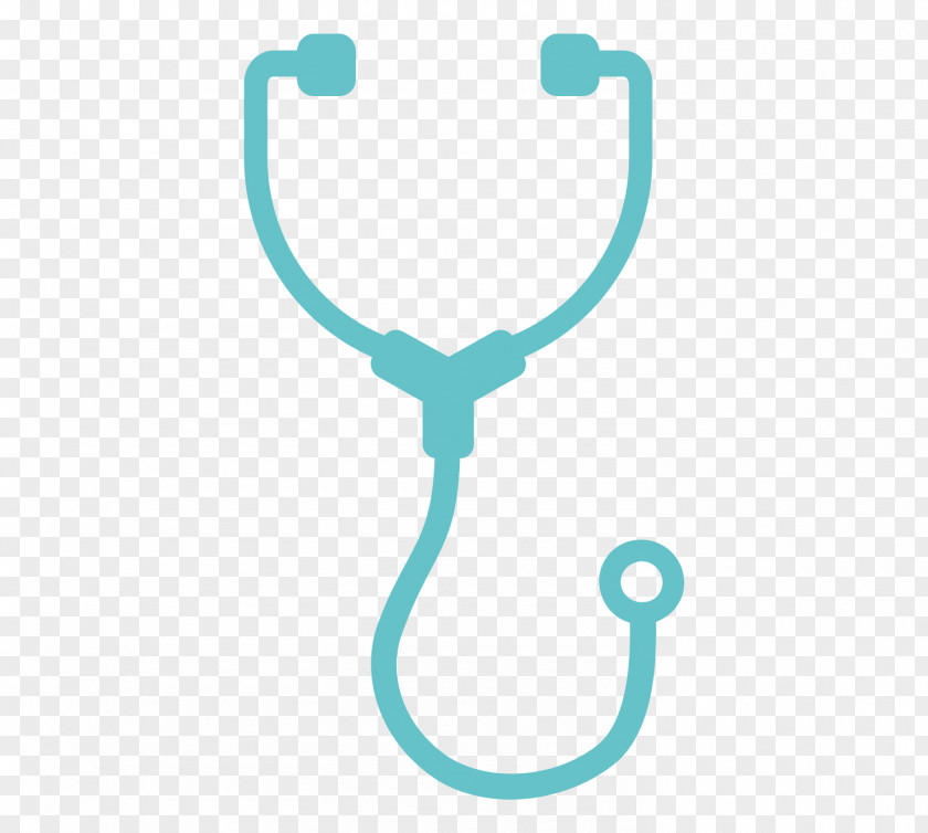 Service Turquoise Stethoscope Cartoon PNG