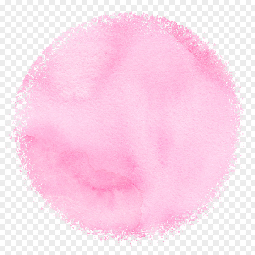 Small Fresh Pink Texture Textured Watercolor Ink Color Cartoon PNG