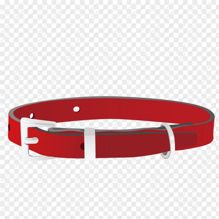 Vector Bundle Belt Dog Red PNG