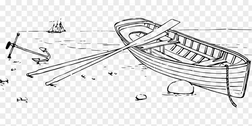 Boat Drawing Rowing PNG