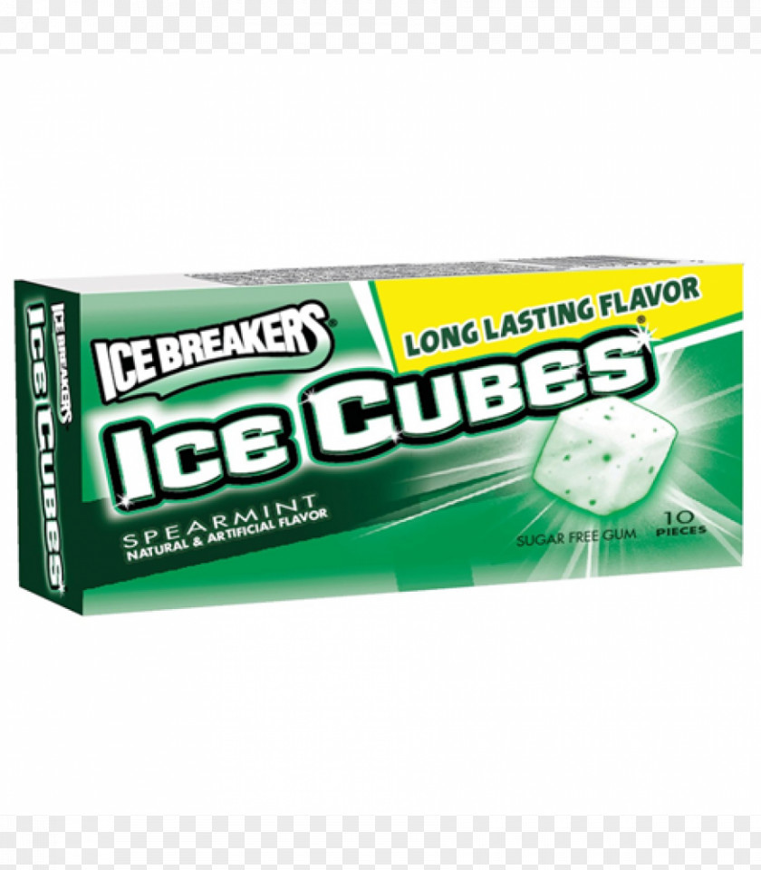 Chewing Gum Ice Breakers Cube Peppermint Mentha Spicata PNG
