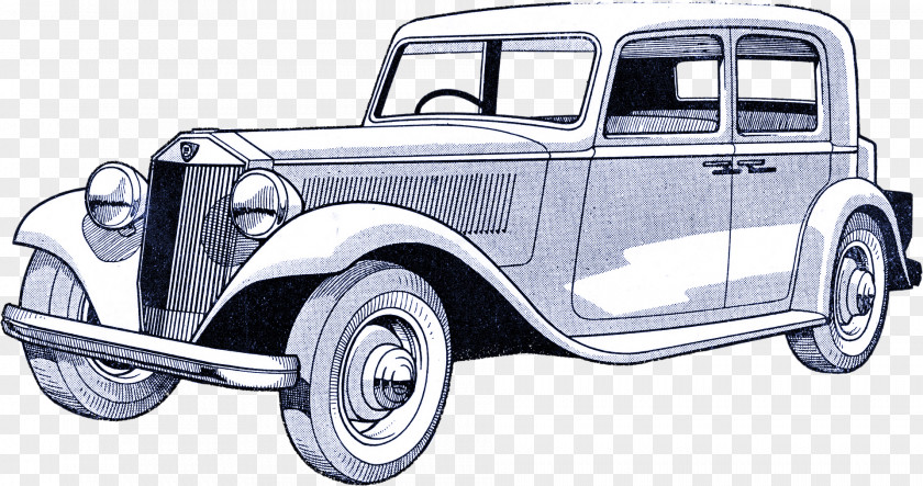 Classic Cars Vintage Car Lancia Augusta Textile PNG