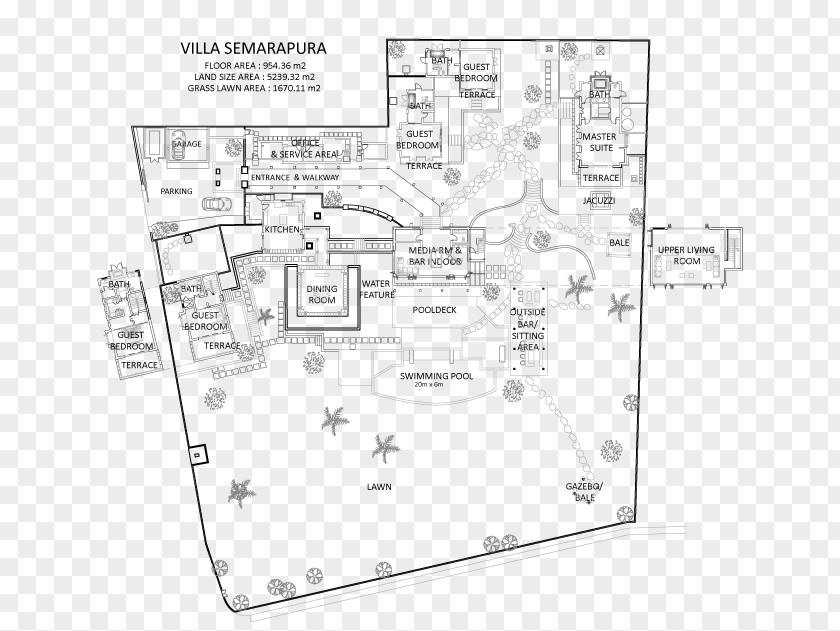 Hotel Tanah Lot Semarapura Floor Plan Palm Jumeirah Bedugul PNG