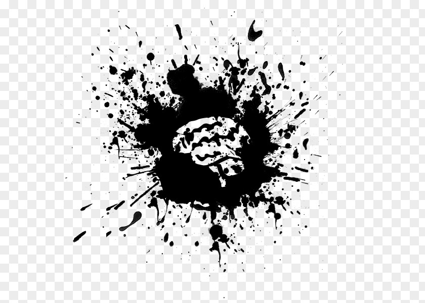 Paint Black And White Graphic Design Clip Art PNG