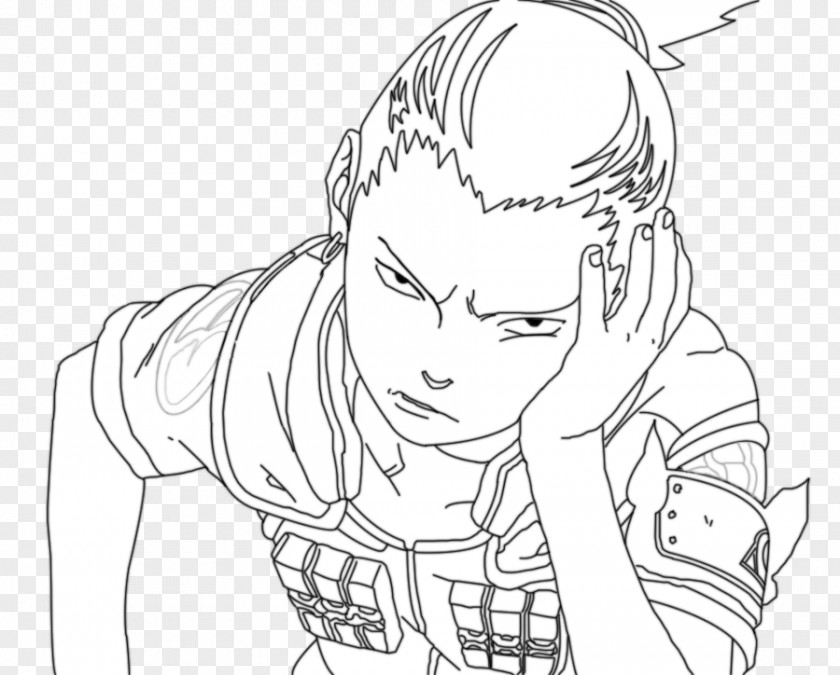 Shikamaru Nara Monster Energy Line Art Coloring Book Drink PNG