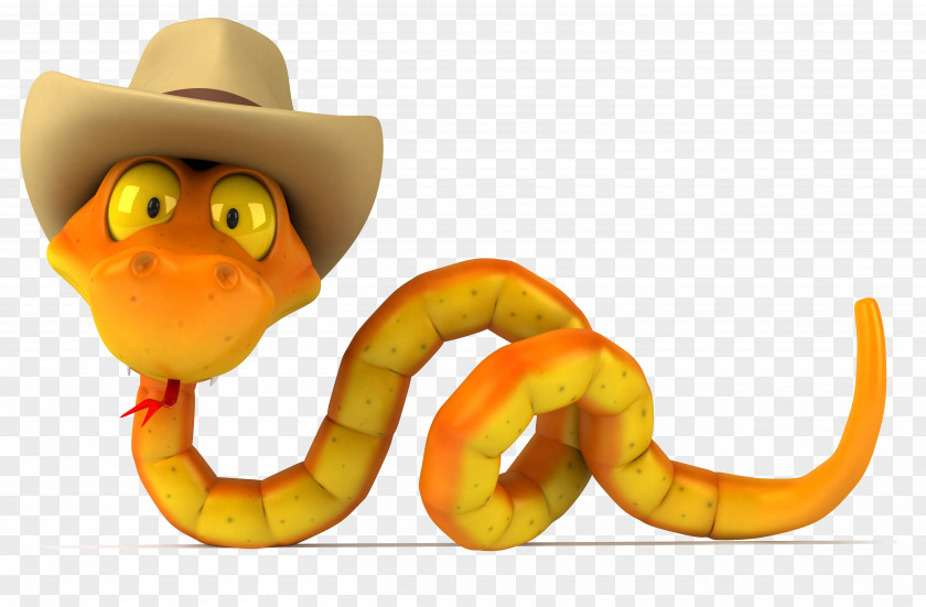 Yellow Snake With A Cowboy Hat Stock Photography Vipers Royalty-free Illustration PNG