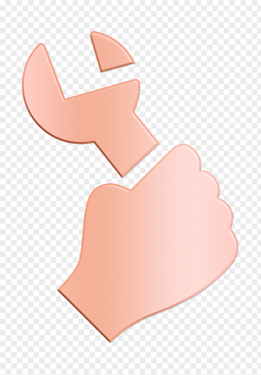 Hand Holding Up A Wrench Icon Hands Gestures PNG