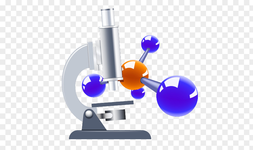 Magnifying Glass And Molecules Microscope 739 Hospital PNG