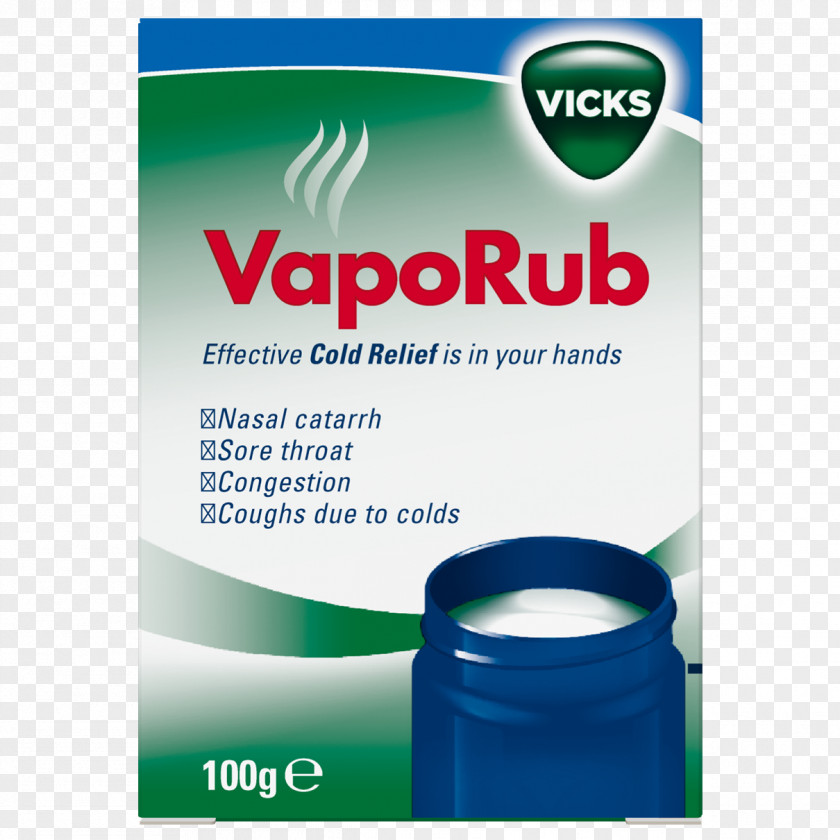 Nose Vicks VapoRub Nasal Congestion Common Cold Cough PNG