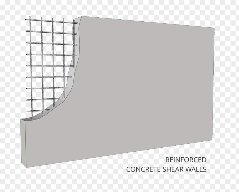 Reinforced Concrete Formwork Shear Wall Architectural Engineering PNG