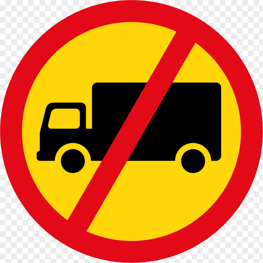 Road Signal Prohibitory Traffic Sign Truck PNG