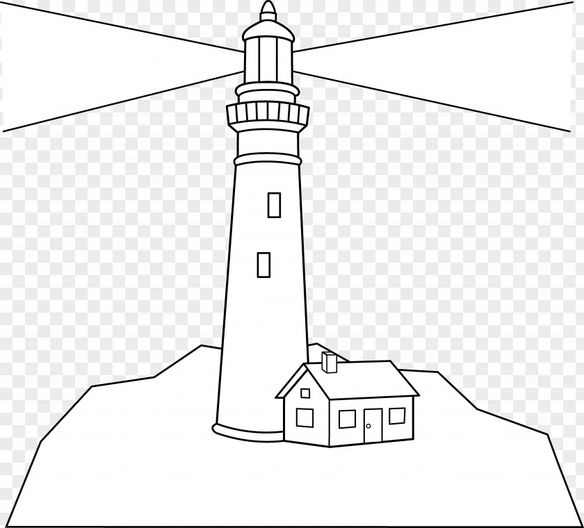 Coloring Book Lighthouse Of Alexandria Drawing PNG