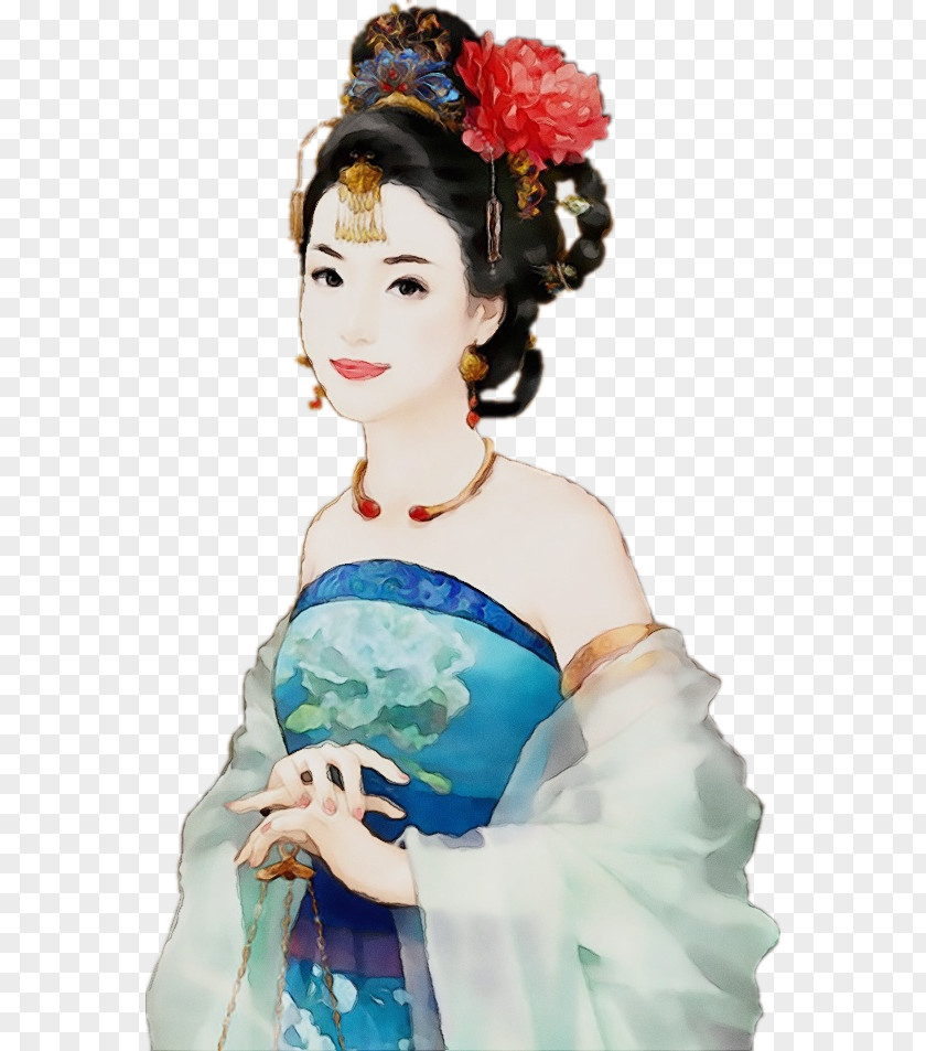 Hair Lady Hairstyle Geisha Shimada PNG