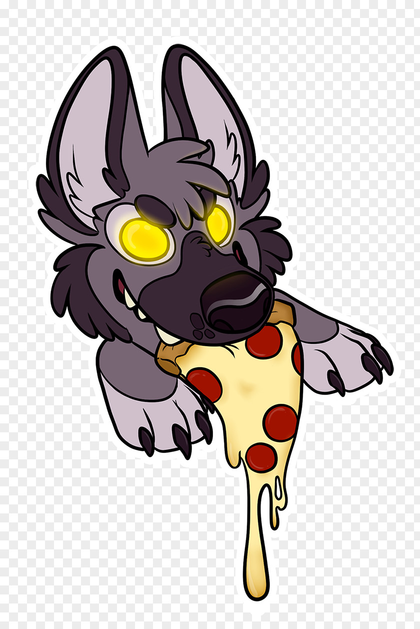 Pizza Whiskers Werewolf Dog PNG