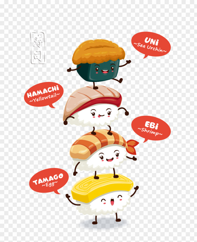 Sushi Japanese Cuisine Onigiri Sashimi PNG