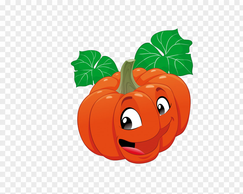 Cartoon Fruits And Vegetables Calabaza Animation PNG