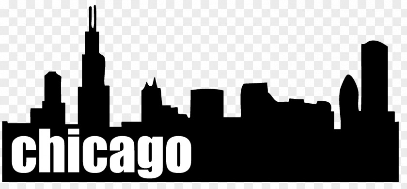 City Silhouette Chicago Drawing Skyline Clip Art PNG