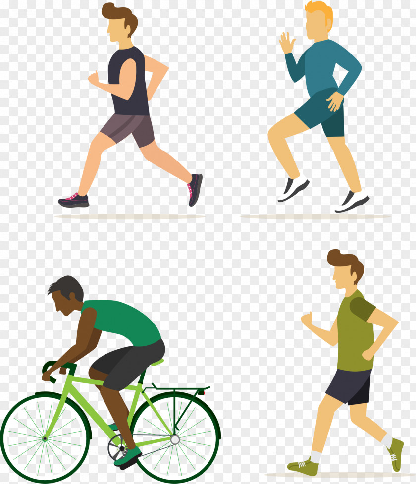 Exercise Man Physical Fitness Stretching Walking PNG
